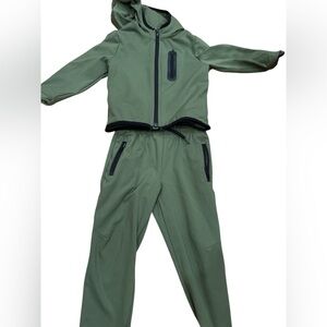 The Children's Place Olive Utility Jacket & Pants Set